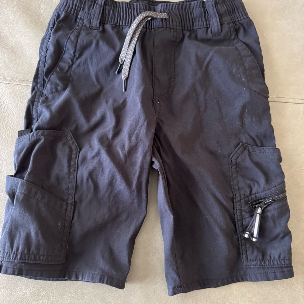 Wrangler Black Casual Shorts with Elastic Waist